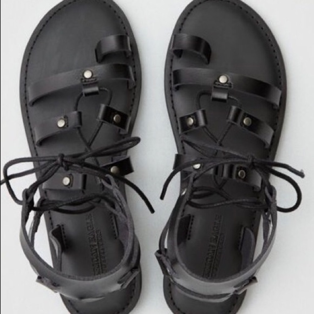 AEO Toe ring Lace-up sandals